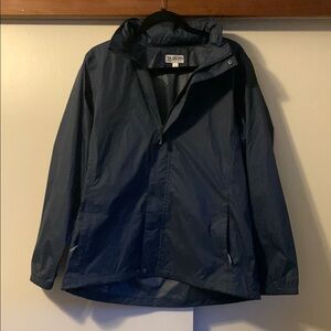 33,000 Ft Women’s Navy Rain Jacket Size Large